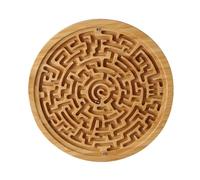 Boîte de puzzle Labyrinth en bois - Maze de bois massif circulaire, jeu éducatif | Puzzle logique polyvalent robuste avec une focalisation en motricité, un jouet teaser cérébral engageant pour les enf