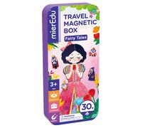 mierEdu Scatola da Gioco magnetica da Viaggio Con fiaba, Gioco magnetico a Partire dai 3 Anni, promuove l'immaginazione e la concentrazione, Gioco da Viaggio ideale Con 2 Scene e 34 magneti