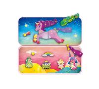 Boïte De Puzzle Magnétique - Licornes Multicolore