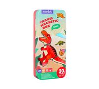 Boïte de puzzle magnétique voyage - le pays des dinosaures multicolor TU