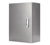 Boîte de raccordement électrique, Boîte de chargeur EV en acier inoxydable avec serrure à clé, tailles multiples fixées au mur(30x16x40cm)