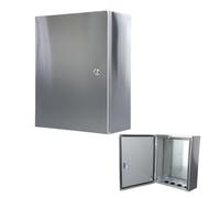 Boîte de raccordement électrique, Boîte de jonction électrique en acier inoxydable verrouillable argent 60x50x(20-30) cm(60x50x25cm)