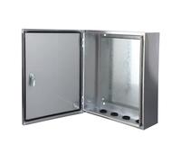 Boîte de raccordement électrique, Boîte de jonction en acier inoxydable IP65, plaque montage extérieure/intérieure, plusieurs tailles(60x50x25cm)