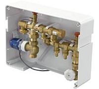 Boîte de raccordement encastrée Uponor Minitec 1005271 220x300mm, pour 2 circuits de chauffage