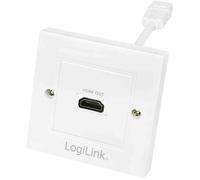Boîte de raccordement HDMI - LOGILINK - Blanc - Blindé - 1 x HDMI - High Speed avec Ethernet
