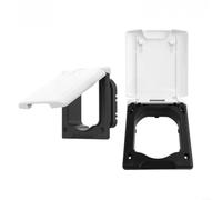 Boîte de raccordement multifonction pour camping-car, montage mural, IP44, résistant aux intempéries, 10 A, 110-250 V, pour caravane, camping, bateau, extérieur, blanc, unité combinée, remplacement