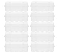 Boîte de Rangement 20 Pièces avec Couvercle Plastique | Organisation Compacte des Échantillons, Usage en Laboratoire Clinique et Terrain, Plastique Clair, Fermeture Étanche