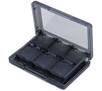 Boîte de rangement 28 en 1 pratique pour cartes de jeu NDS, NDSI, NDSILL, 2DS, 3DS, 3DSLL/XL (gris foncé) et pratique