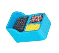 Boîte de rangement 3 en 1 pour nettoyeur de pointes de soudure pour professionnels de l'électronique et les amateurs de soudure