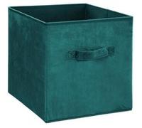 Boite de rangement 31x31 cm - Velours Bleu