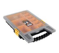 Perel boîte d'assortiment, 20 boîtes amovibles, couvercle transparent, empilable, 357 x 237 x 56 mm,