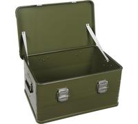 Boîte de rangement 50L en alliage d'aluminium pour la nourriture, les sacs de couchage, les kits de pique-nique Vert max 20kg