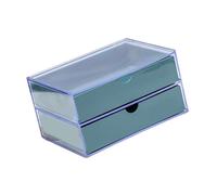 Boîte de rangement à 2 couches pour ongles, stylos, pinceaux, outils de manucure, organiseurs de vernis