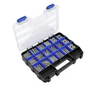 Boîte de rangement à 34 compartiments pour petites pièces, pour noix, perles, bijoux, articles de pêche, garage, bureau, maison, atelier, électriciens