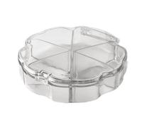 Boîte de rangement à 6 compartiments pour ongles, strass, perles, bagues