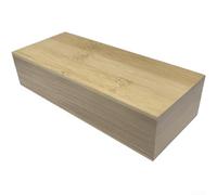 Boîte de rangement à bijoux en bois de pin avec couvercle, étui souvenir en bois pour bagues, colliers, boucles d'oreilles, organiseur rustique (8,5 x 7,8 x 4,5 cm)