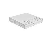 Boîte de rangement à café en métal, Compatible avec MUVNA, double tiroir, noir et blanc(Two Drawer-white)