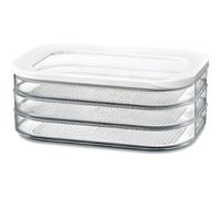 Boîte de Rangement à Charcuterie - ROSTI MEPAL - Modula - Blanc - 22.4 x 16 x 8.6 cm - Compatible Lave-Vaisselle