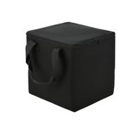 Boîte de Rangement à Disques avec Poignée, Couvercle et Sac Imperméable