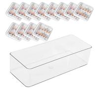 Boîte de rangement à ongles à presser - Organiseur anti-poussière | Étui multifonction pour bijoux et accessoires à presser, récipient de rangement personnel compact pour femmes, filles, amies