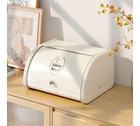 Boîte de rangement à pain blanc crème Vendos85