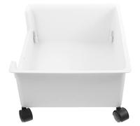 Boîte de rangement à roulettes pour jouets à roulettes - Chariot de rangement sous le bureau pour chambre à coucher ou salon - Chariot utilitaire mobile pour petite table de chevet et bibliothèque