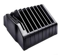 Boîte de rangement à souder, boîte de rangement en caoutchouc, plusieurs emplacements pour feuilles en maille d'étain, compact, 12,9 x 6,8 cm, organiseur noir