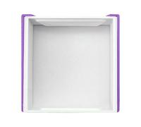 Boîte de rangement à vis, plusieurs compartiments, 7,4x7.4x3cm, organisateur de petites pièces, boîtier de stockage de matériel, matériaux robustes, pour un accès rapide pendant les projets domestique