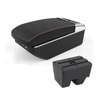 Boîte De Rangement Accoudoir Voiture Pour Yaris Pour Cross SUV Central, Accessoires Décoration Intérieure Bac de rangement de grande capacité(A1 red line)