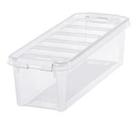 Boîte de rangement allongée 3,5 litres - Clips Blancs