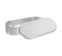 Boîte de Rangement Aluminium pour Thermomètre, avec Couvercle | Boîte Métallique Argentée, Rangement Domestique pour Capteurs Numériques, Organisation Pratique du Tiroir