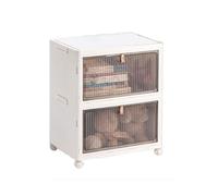 Boîte de rangement anti-poussière à 5 couches,boîte de rangement avec roulettes,armoire de rangement pour vêtements,Porte Magnétique,Empilables,pour Chaussures,Jouets,Caisse pour Chambre,Salon,Cuisine