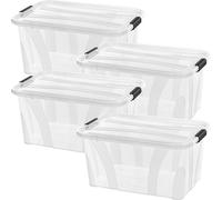 Boîte de rangement Anzio 14 l, lot de 4