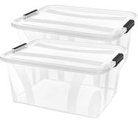Boîte de rangement Anzio 21 l, lot de 2