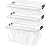 Boîte de rangement Anzio 21 l, lot de 3