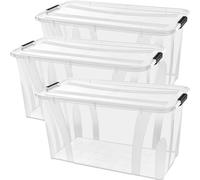 Boîte de rangement Anzio 32 l, lot de 3