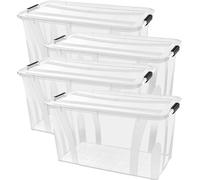 Boîte de rangement Anzio 32 l, lot de 4
