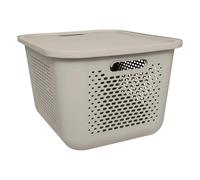 5five - panier aera 19,6l avec couvercle en lin