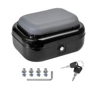 Boîte de rangement arrière pour scooter électrique avec siège et serrure à clé pour Kukirin pour Kugoo M5 M5 Pro, coffre de transport en plastique ABS pour adulte et enfant, passager, facile