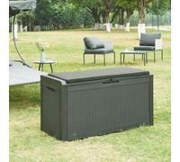 Boîte de rangement 'Atella' 122x54,5x65cm 380L noir