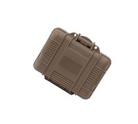 Boîte de rangement avec charnières métalliques et couche de pulvérisation réglable pour équipement portable