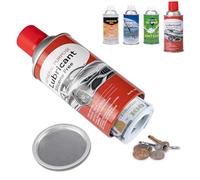 Boîte de rangement avec compartiment secret - Grande capacité de rangement caché pour argent, bijoux et objets de valeur - Rouge