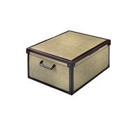 Boite de Rangement avec Couvercle, Boite en carton, Rangement Vetement, Meuble de Rangement Chambre, Bureau, Panier de Rangement, Organisateur Tiroir, Boite Cadeau, 32x42x21 cm MEDIUM TAPIRUS 2