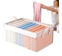 Boîte de rangement avec couvercle Boîtes de rangement empilables pour | Paniers de rangement en pierre pour dortoir, appartement, garage, chambre, sous lit, armoire, bureau, école, université