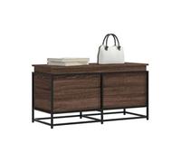 Boîte de rangement avec couvercle chêne marron bois ingénierie