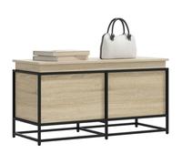 vidaXL Boîte de rangement Sonoma avec couvercle 100x40x51,5 cm Bois composite