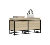 vidaXL Boîte de rangement Sonoma avec couvercle 100x40x51,5 cm Bois composite