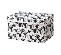Lifeney Boîte de rangement Shaun le Mouton avec couvercle 37 x 25 cm
