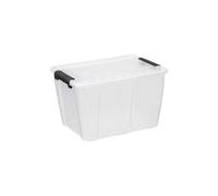 Boîte de rangement avec couvercle Home Box 15 litres - Naturel