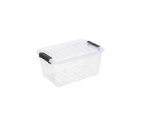 Boîte de rangement avec couvercle Home Box 8 litres - Transparent
